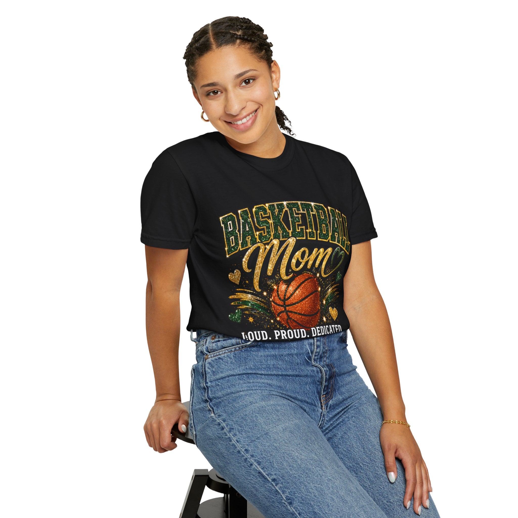 Basketball Mom T-Shirt — Loud, Proud, Dedicated