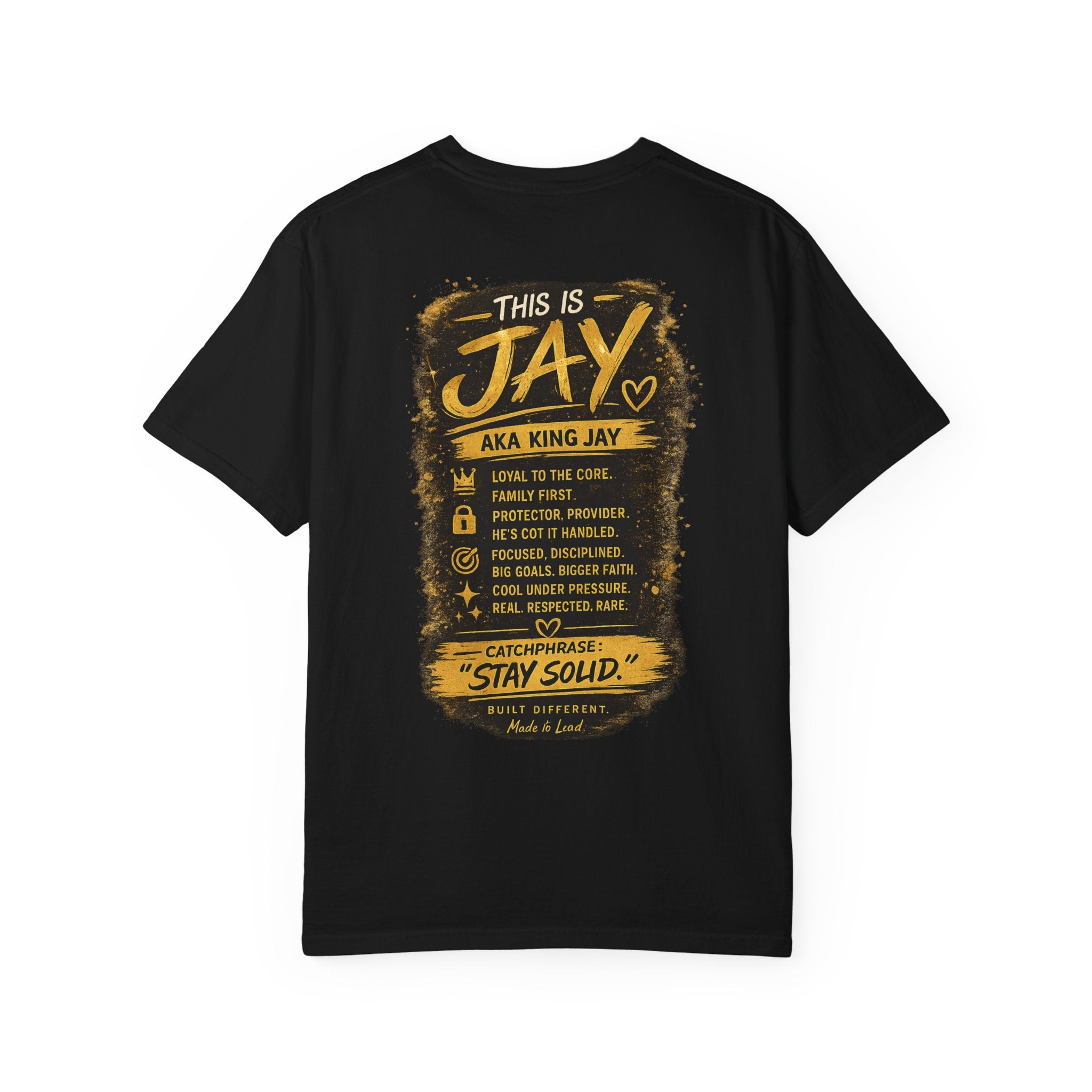 Introducing Jay Graphic T-Shirt — "This Is Jay" Personalized Portrait Tee