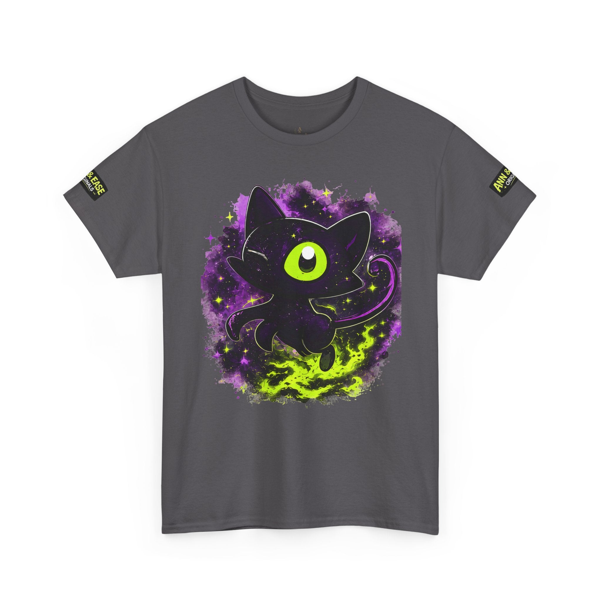 Void Cat T-Shirt — "Void Cat: I Don't Chase Light, I Create My Own" Graphic Tee