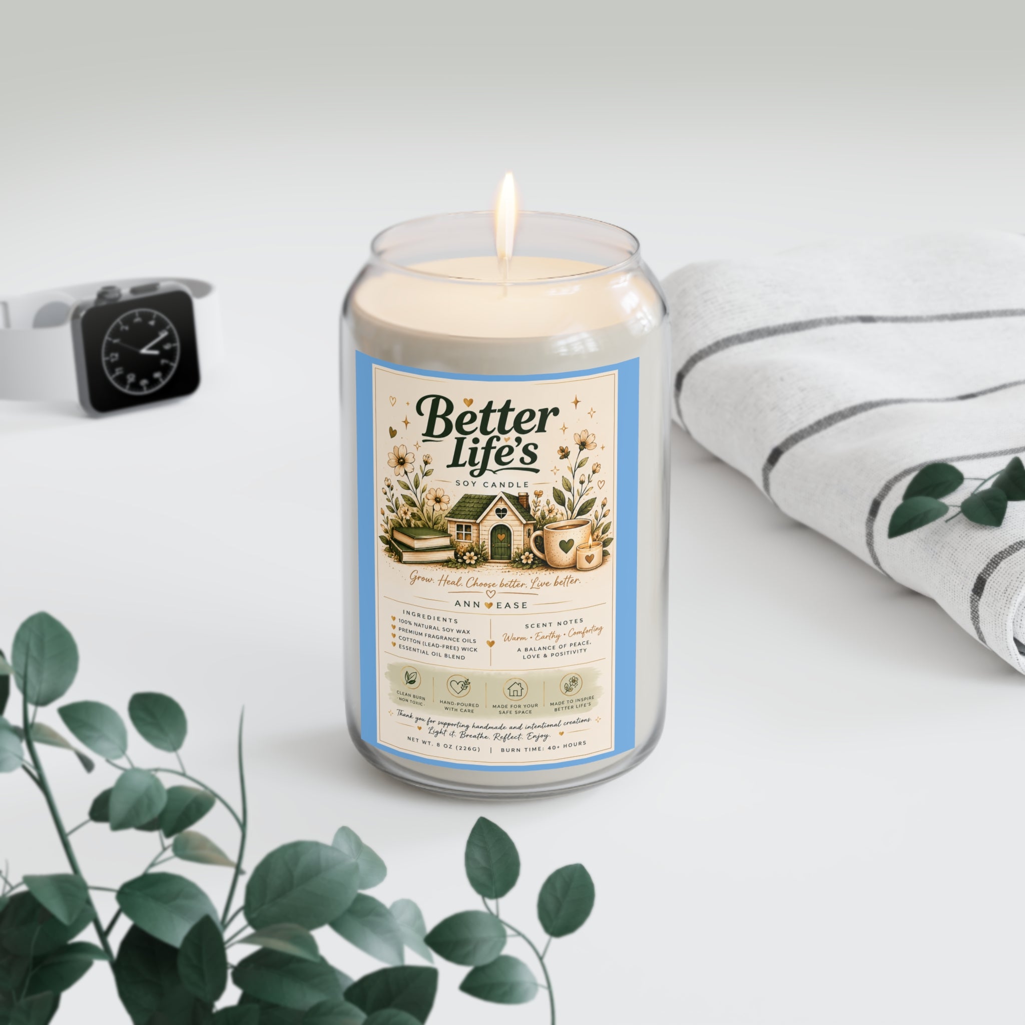 Better Life’s Scented Soy Candle — 13.75oz Cozy Cottage Fragrance