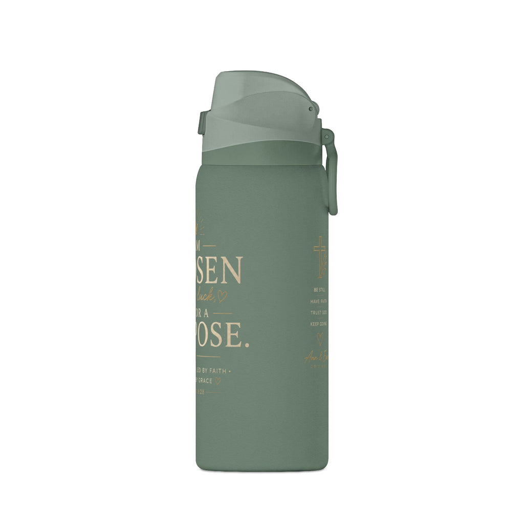 Insulated Water Bottle — "I Am Chosen for a Purpose" Inspirational 32oz