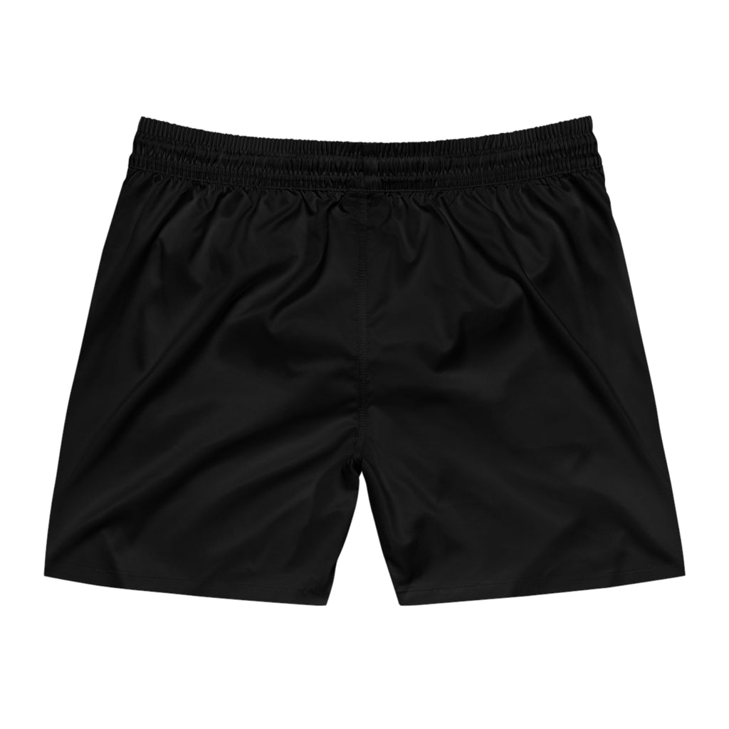 Horror Chucky Swim Shorts — "Ann & Ease" Graphic Men's Mid-Length Beach Trunks