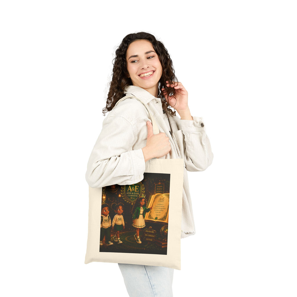 Tote Bag — Vintage Storybook Children Illustration with Quote
