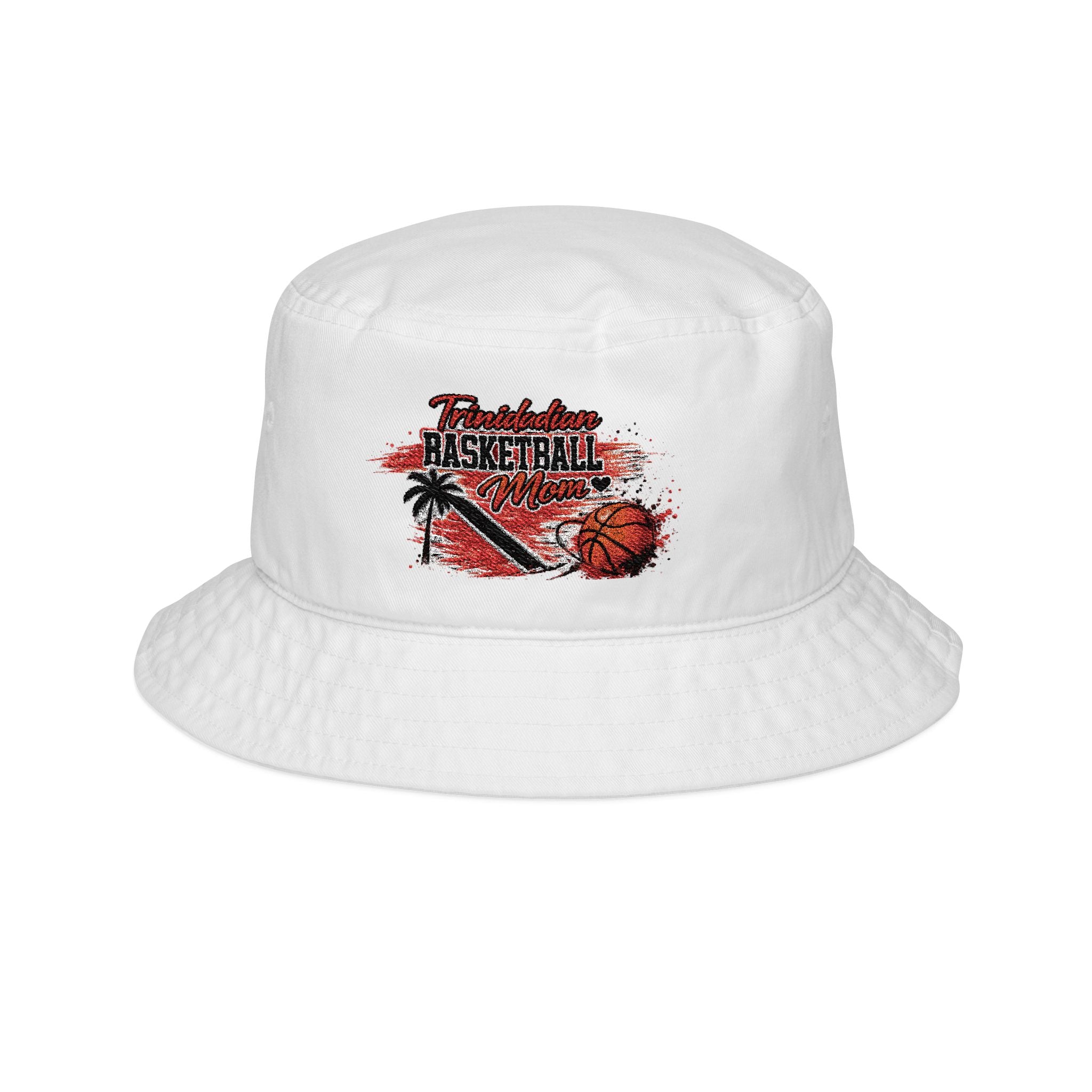 Basketball Vibes Bucket Hat — Tropical Hoop Graphic