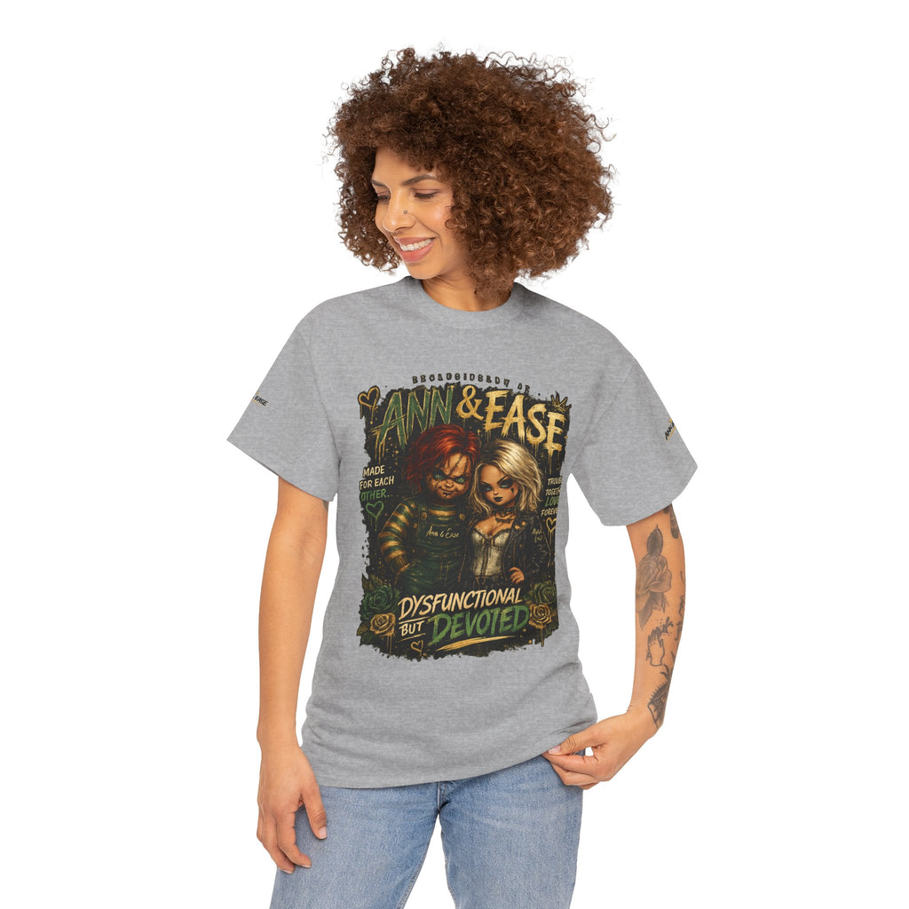Ann & Ease "Dysfunctional But Devoted" Graphic Tee