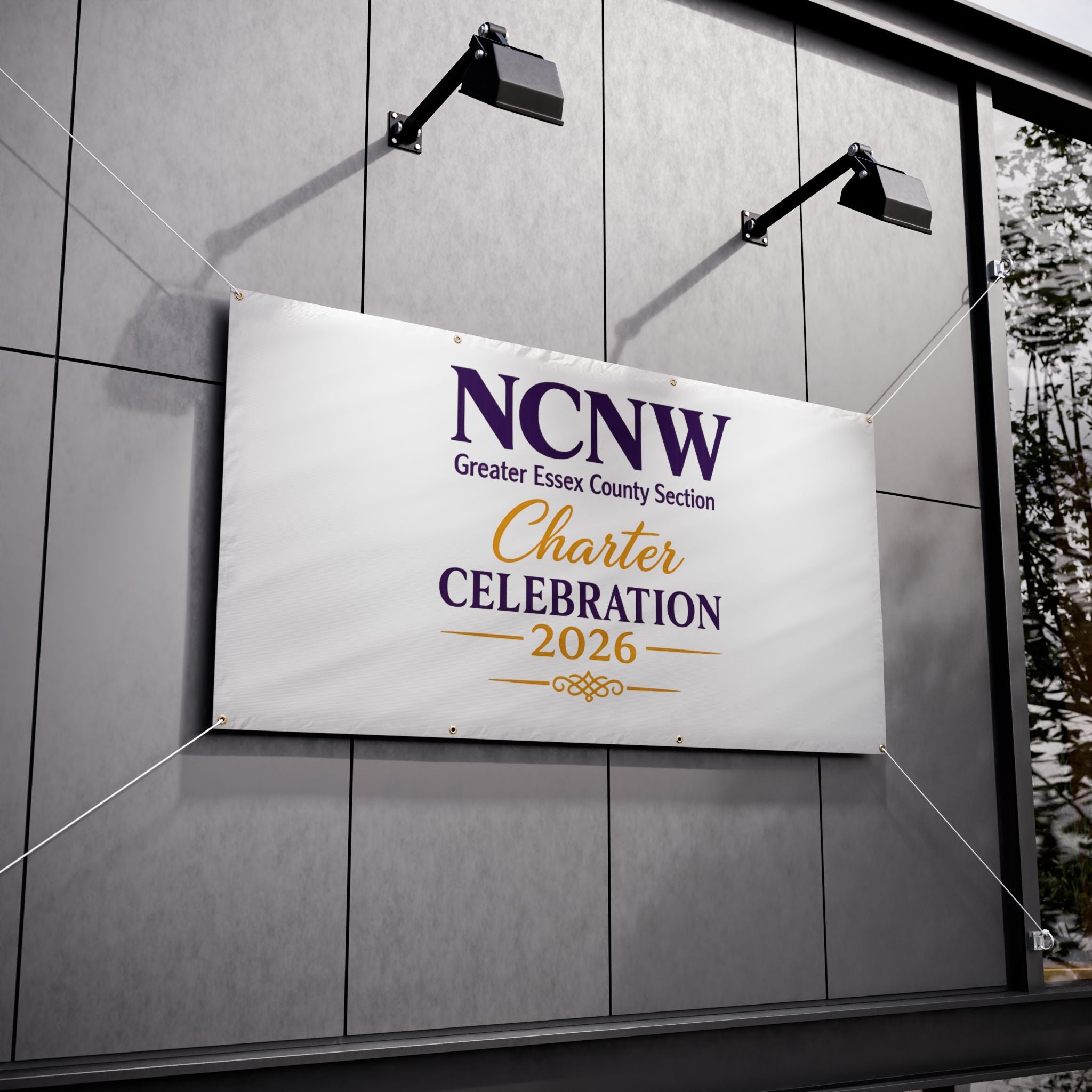 NCNW Charter Celebration 2026 Vinyl Banner