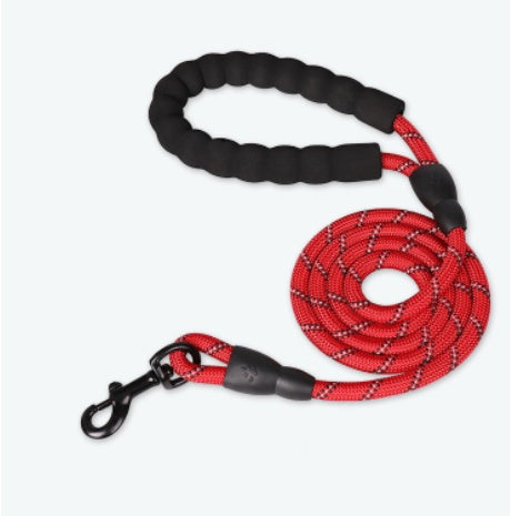Correa Reflectante de Nailon para Perro — 6 Colores, 9 Opciones de Tamaño