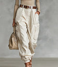 Women’s High-Waist Loose Fit Wide-Leg Casual Trousers