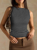 Women’s Slim Fit Striped Vest Top