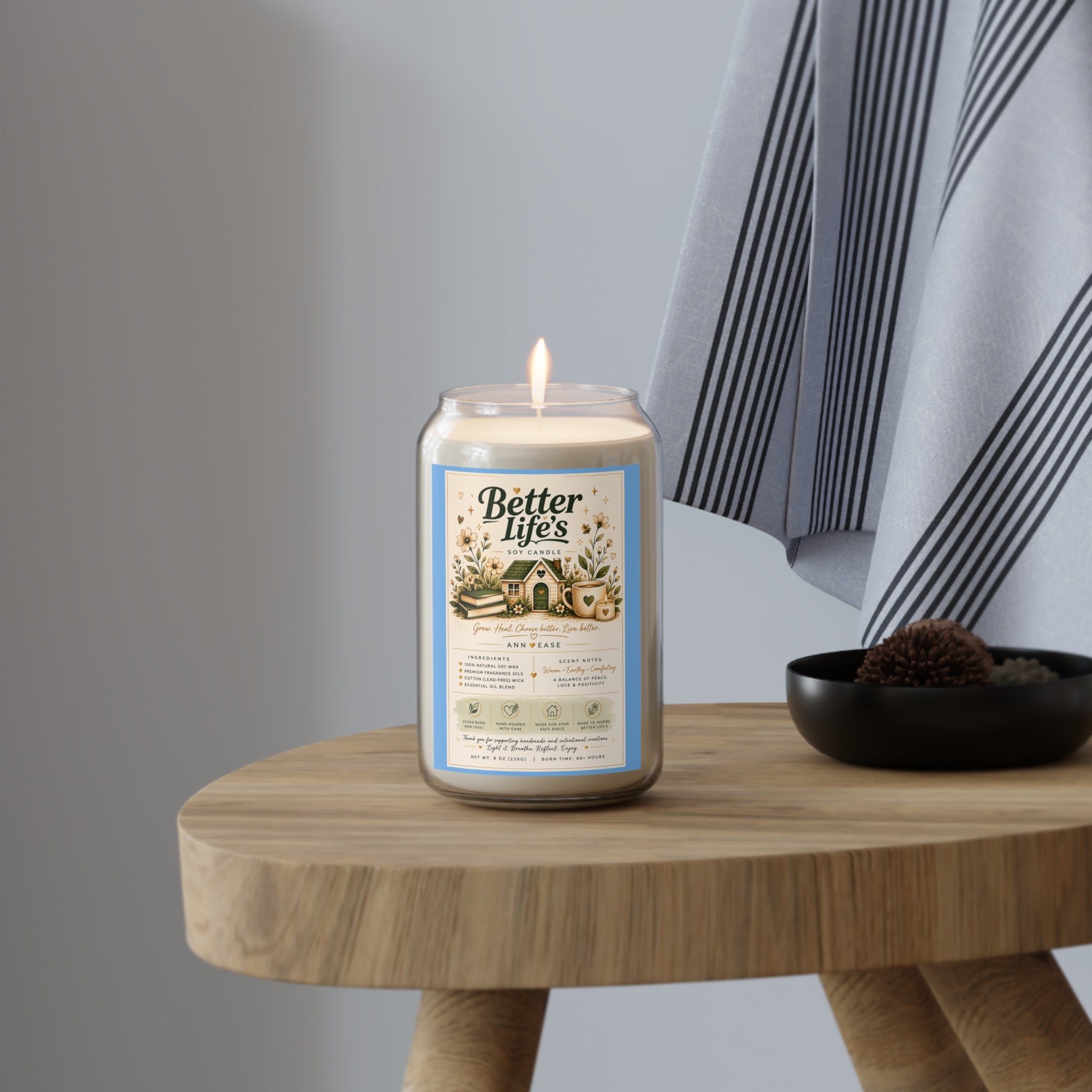 Better Life’s Scented Soy Candle — 13.75oz Cozy Cottage Fragrance