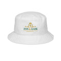 Ann & Ease Embroidered Logo Bucket Hat — Vintage Crest Casual Sun Hat