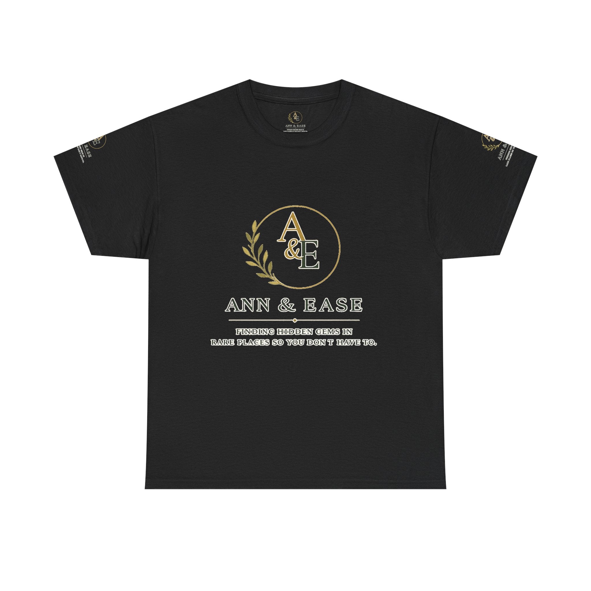 Camiseta con logo Ann & Ease — Algodón personalizable "Imprímelo a tu manera"