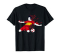 Spain Soccer Fans Jersey Spanish Flag T-Shirt - Aesthetic Graphic Unisex