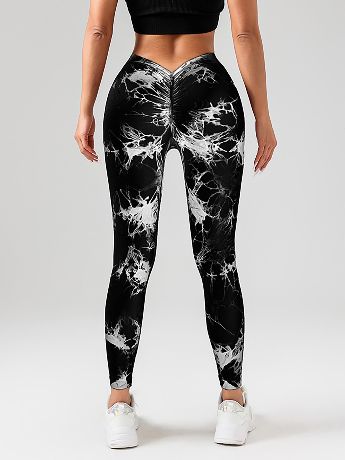 Tie-Dye Slimming Yoga Leggings – Butt Lifting Women's Yoga Pants