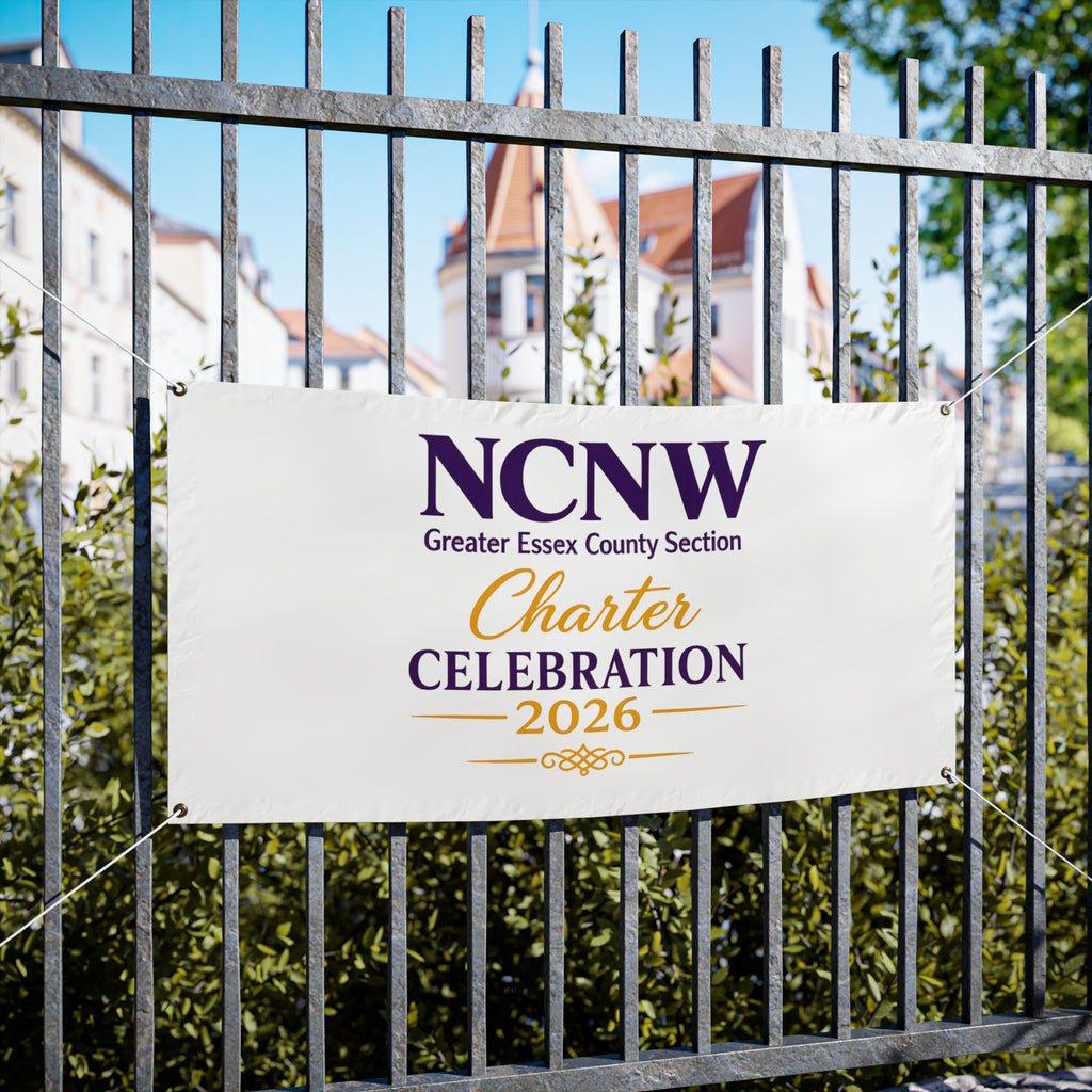 NCNW Charter Celebration 2026 Vinyl Banner