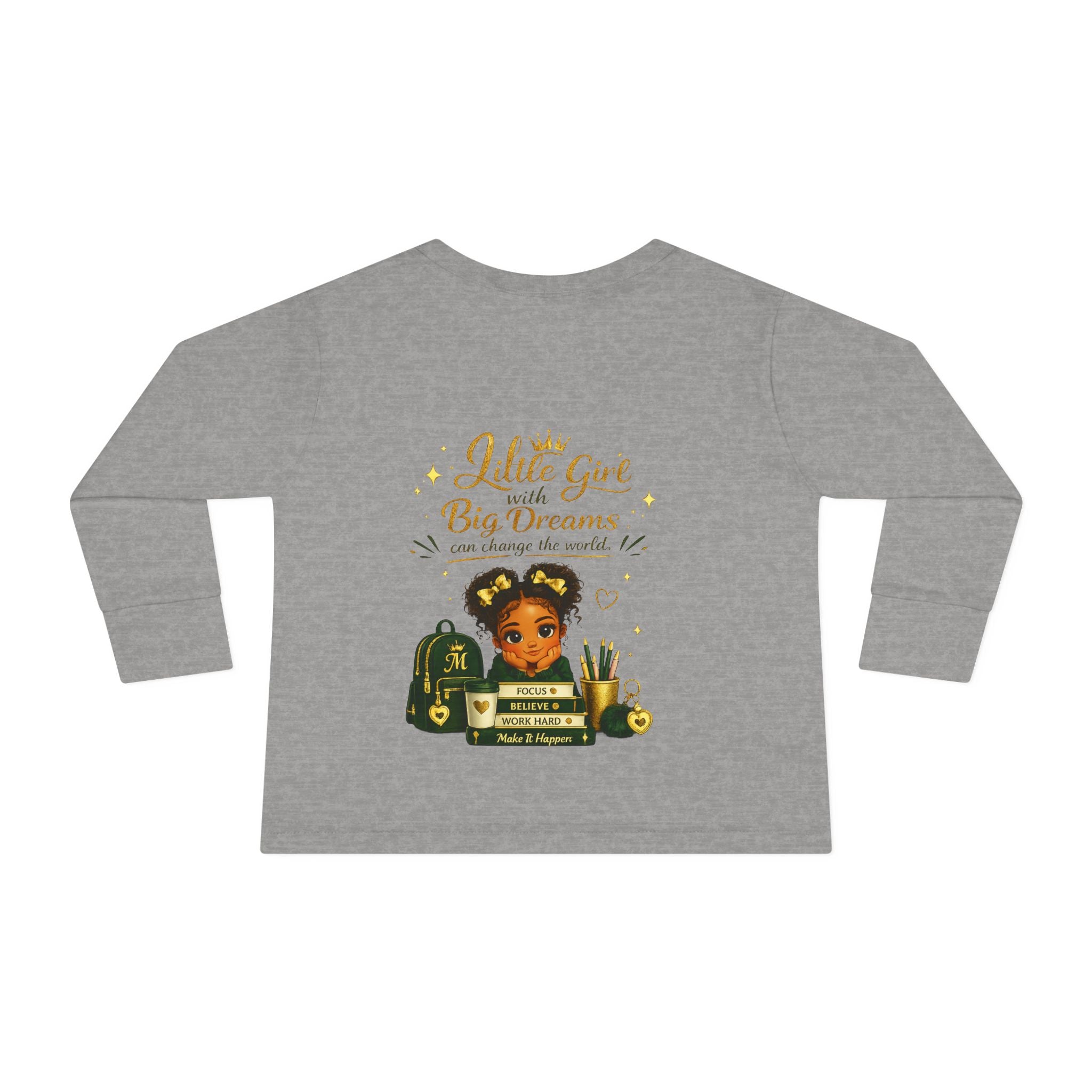 Toddler Tee — 'Future MD' Cute Black Girl Doctor Design
