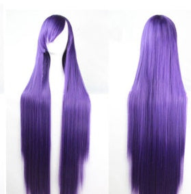 Peluca Lisa para Cosplay de 100 cm – Peluca Larga Teñible para Fiesta | 18 Colores