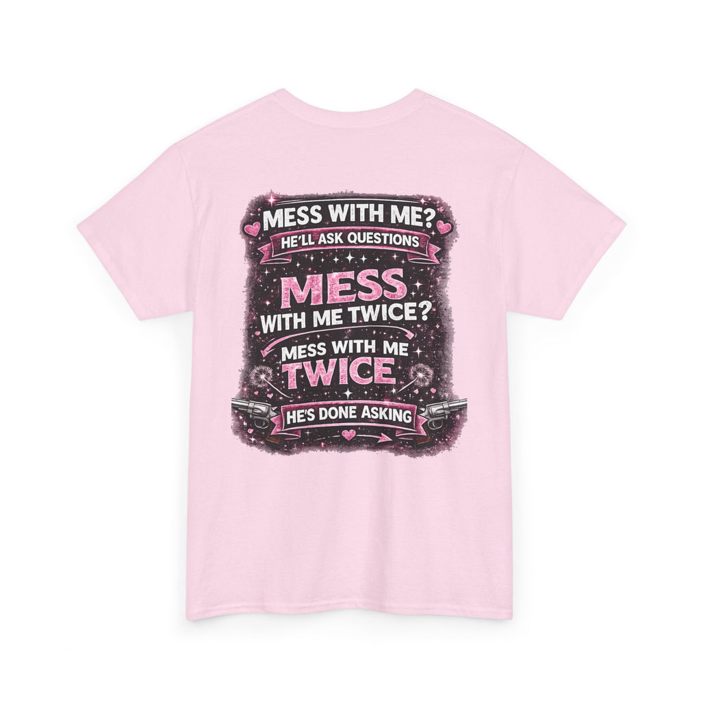 T-Shirt — "Lucky Daughter, Crazy Dad" Protective Dad Graphic Tee