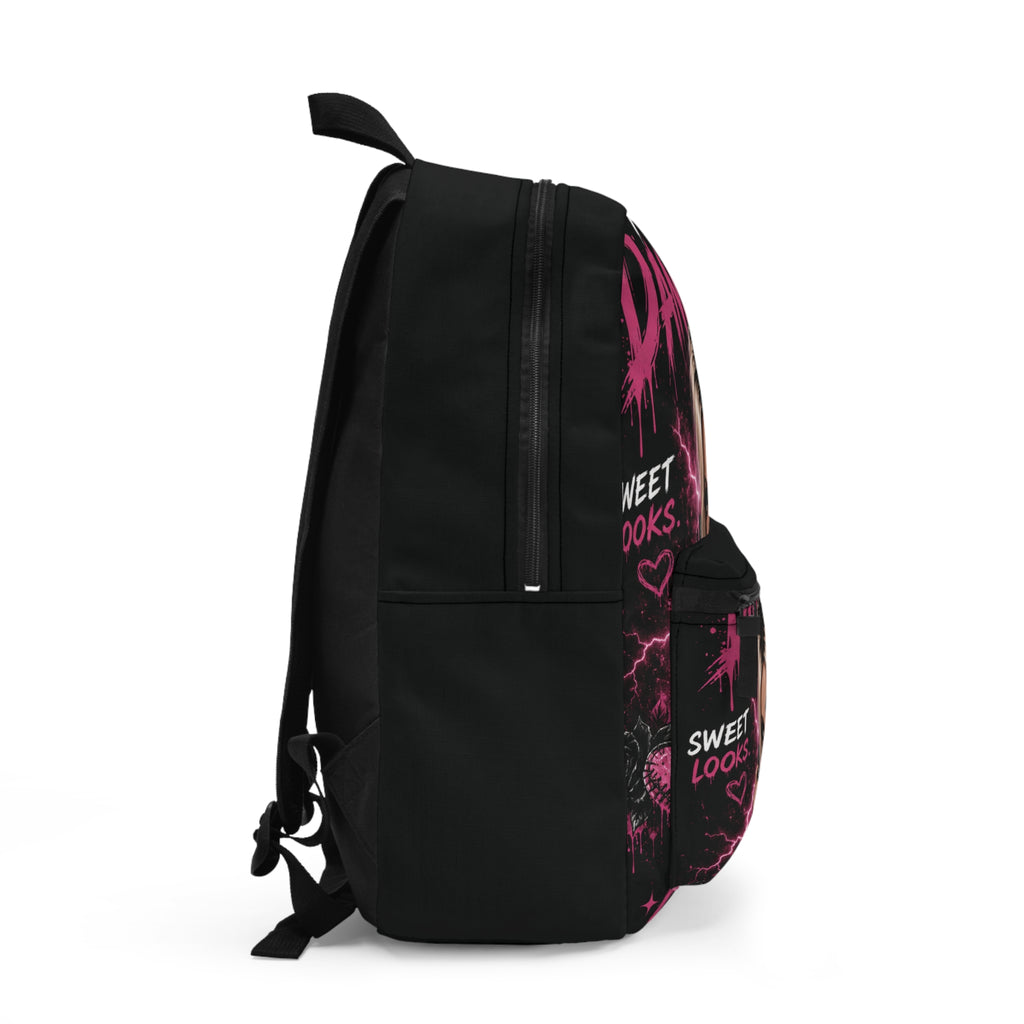 Pretty Dangerous Backpack — Goth Glam Witchy School Bag