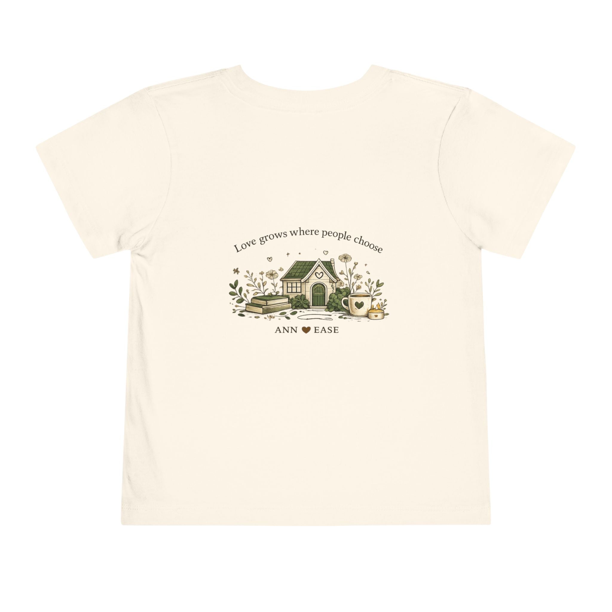 Toddler Tee — “Better Together” Cottage Garden Design
