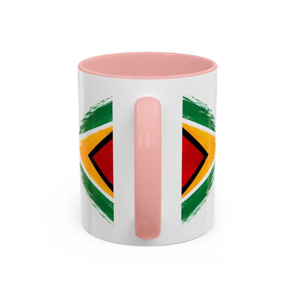Proud Basketball Mom Accent Coffee Mug – Colorful Heart & Basketball Design (11/15oz)