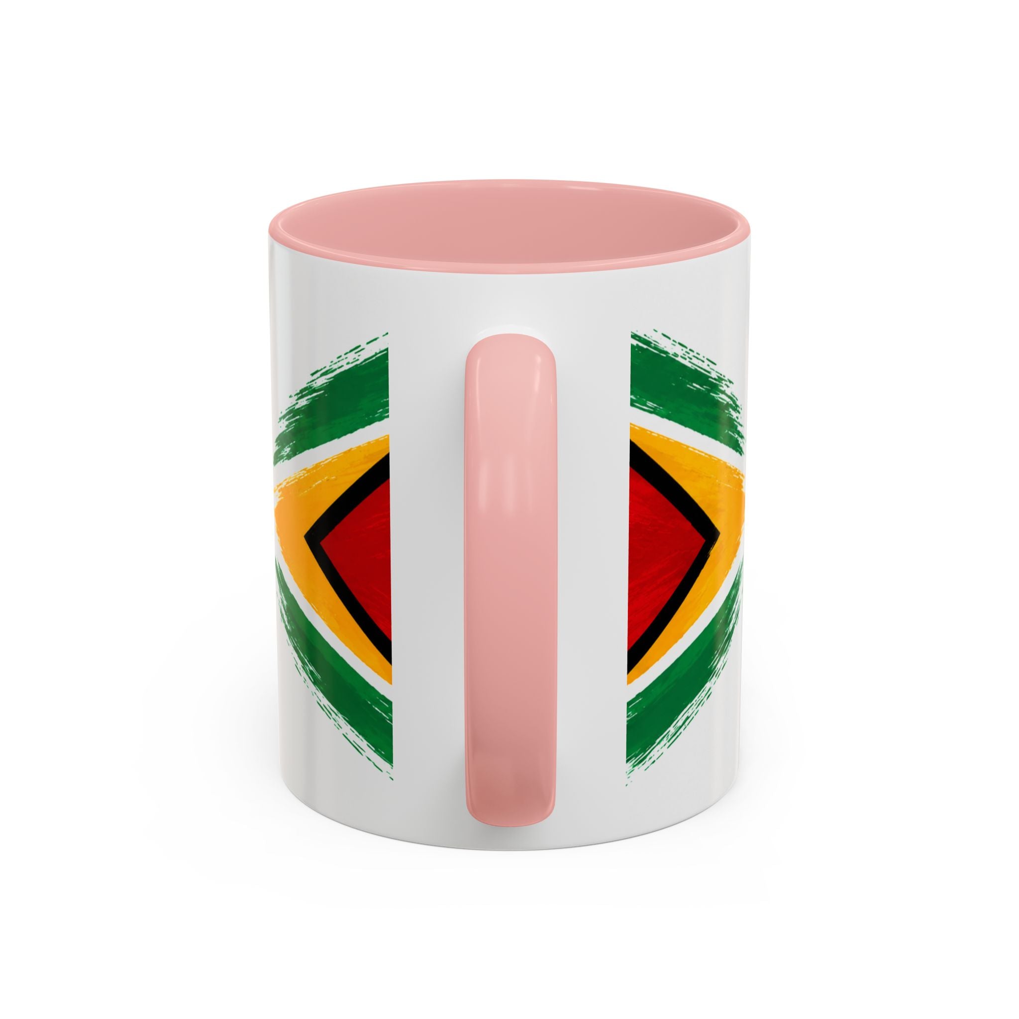Proud Basketball Mom Accent Coffee Mug – Colorful Heart & Basketball Design (11/15oz)