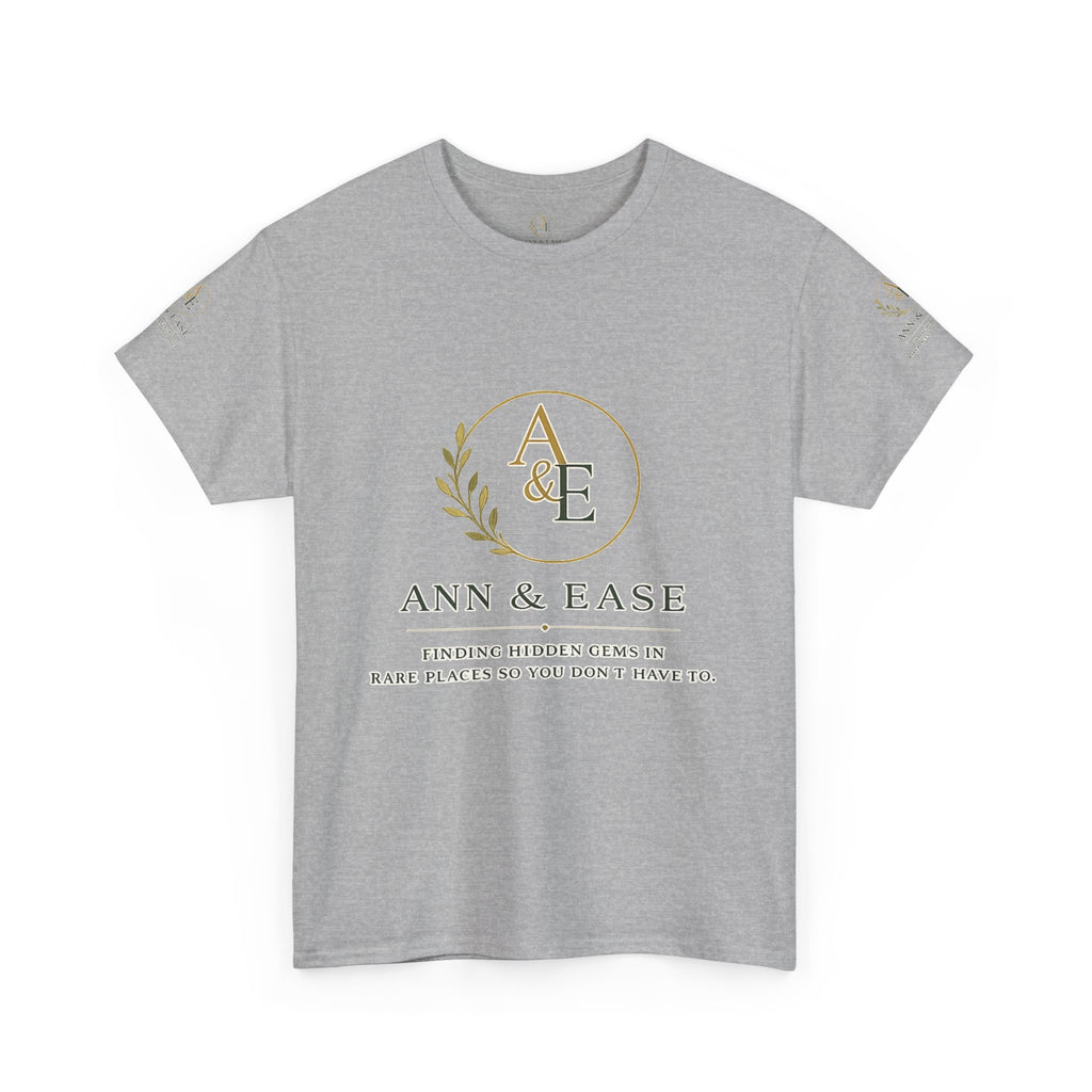 Camiseta con logo Ann & Ease — Algodón personalizable "Imprímelo a tu manera"