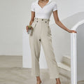 Women’s Solid Color Wide-Leg Pants