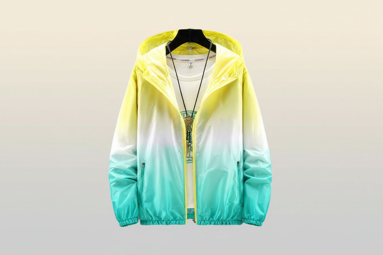 Lightweight Hooded Sun-Protective Jacket