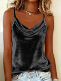 Solid Color Sleeveless Camisole Tank Top – 8 Colors, S–XXL