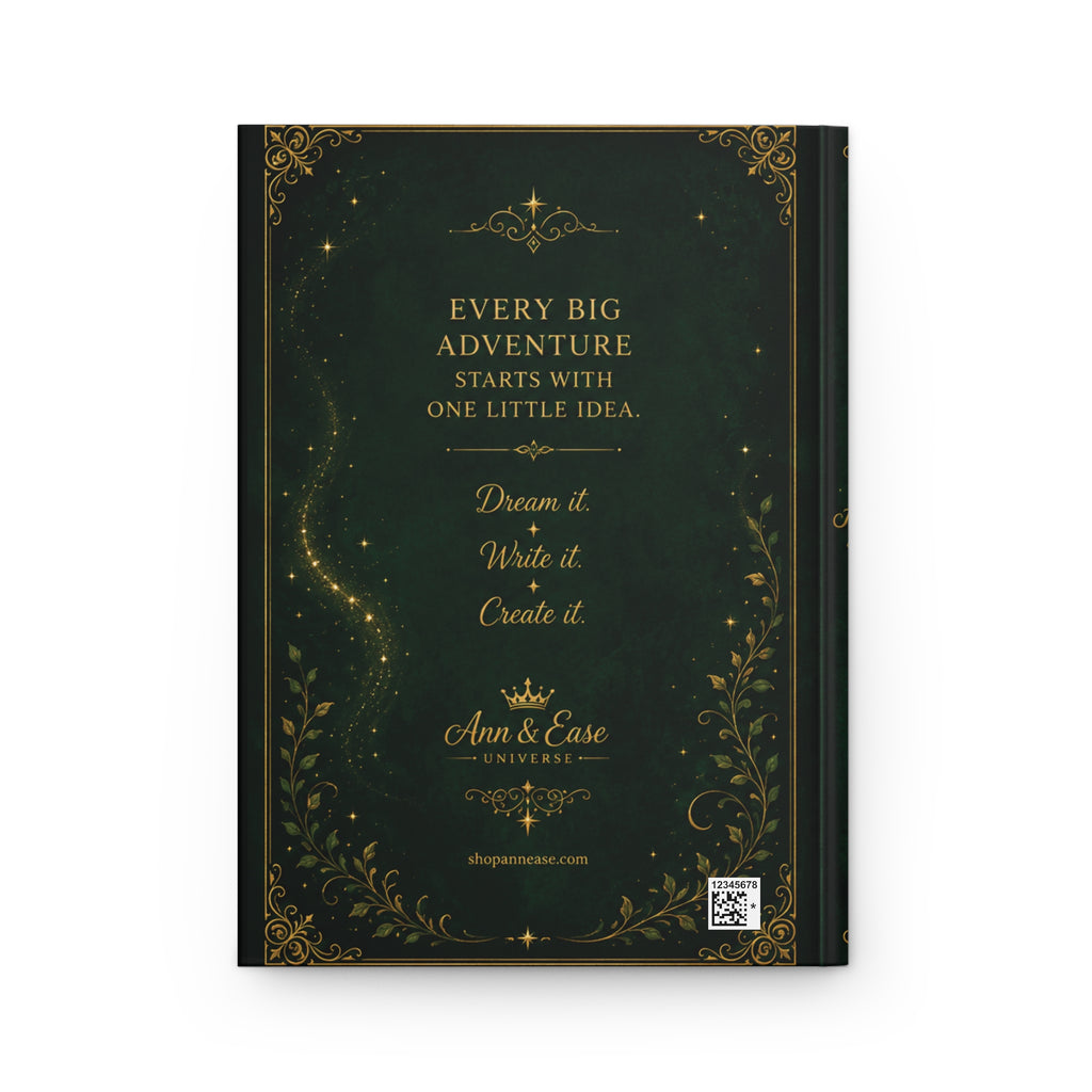 Hardcover Journal - "My Adventures Are Just Beginning" Inspirational Writing Notebook