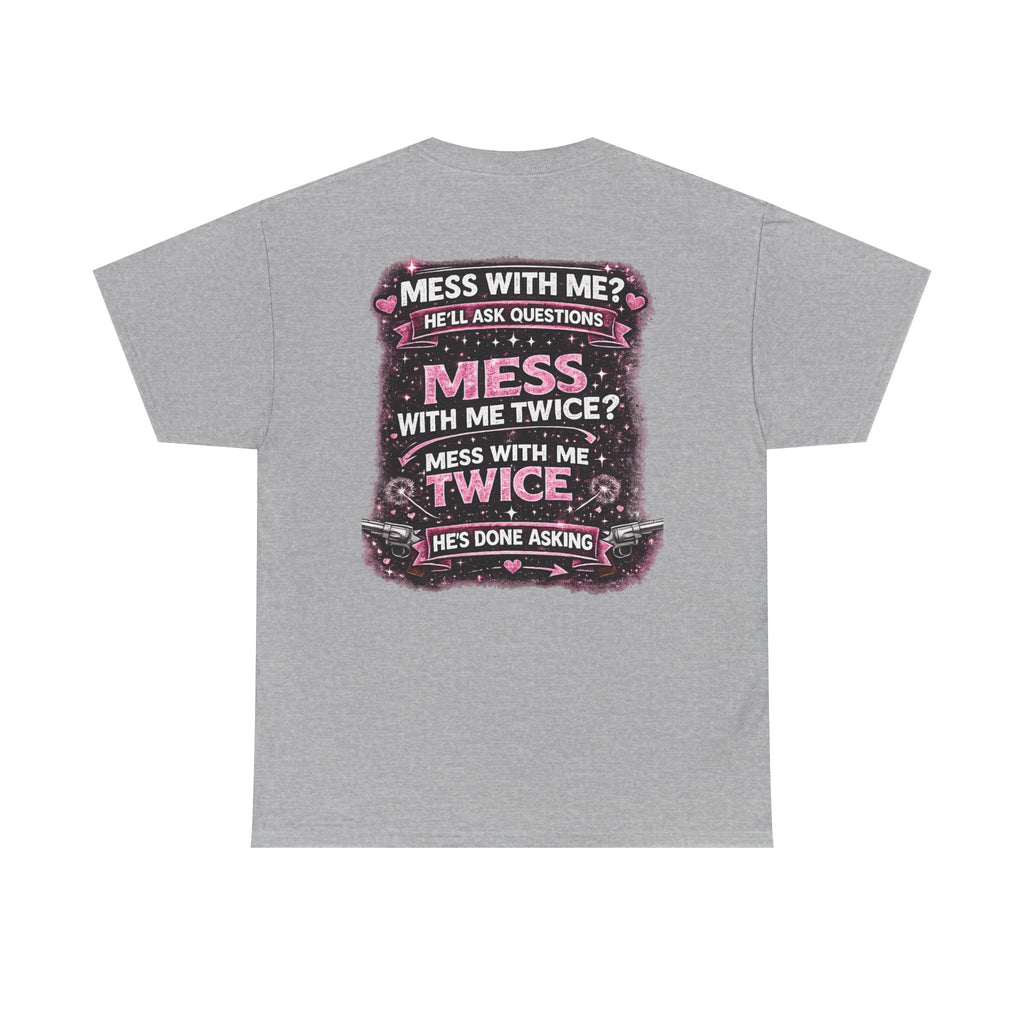 T-Shirt — "Lucky Daughter, Crazy Dad" Protective Dad Graphic Tee