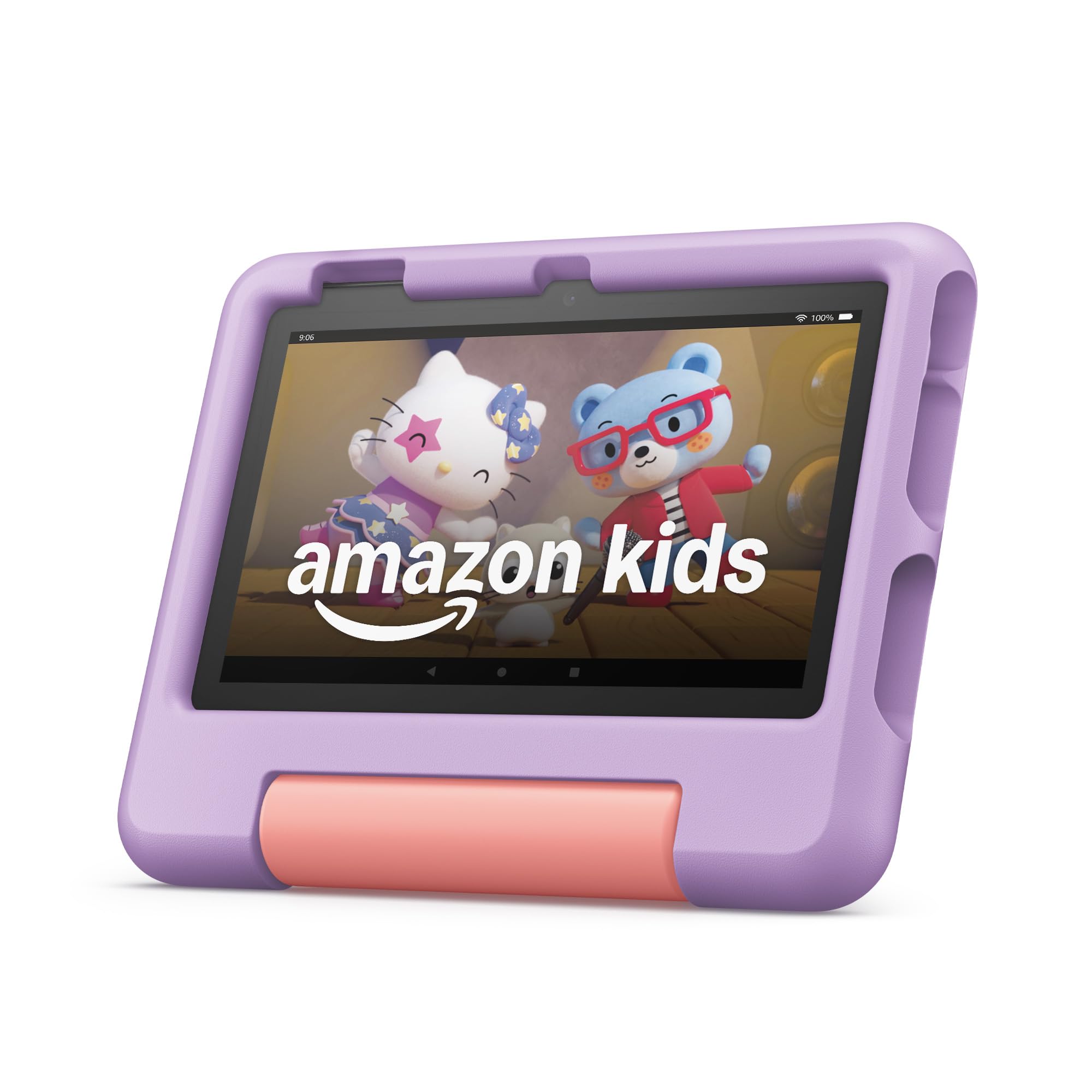 Tableta Amazon Fire 7 Kids (modelo más reciente) para edades de 3 a 7 años. La tableta para niños de 7" más vendida en Amazon. Incluye contenido exclusivo y sin anuncios, controles parentales sencillos, batería de 10 horas, 16 GB, morada