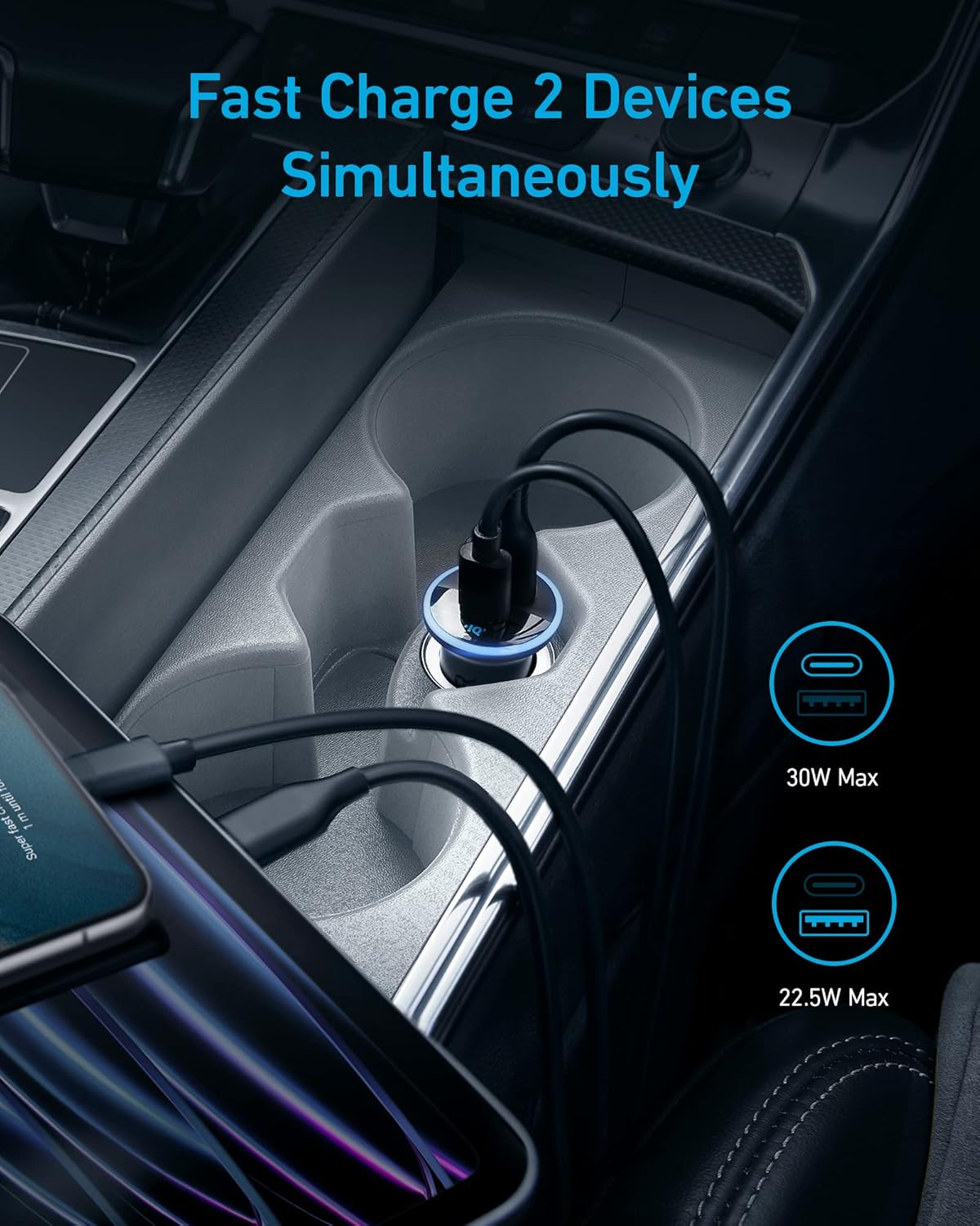 Anker <b>323</b> Car Charger (52.5W)