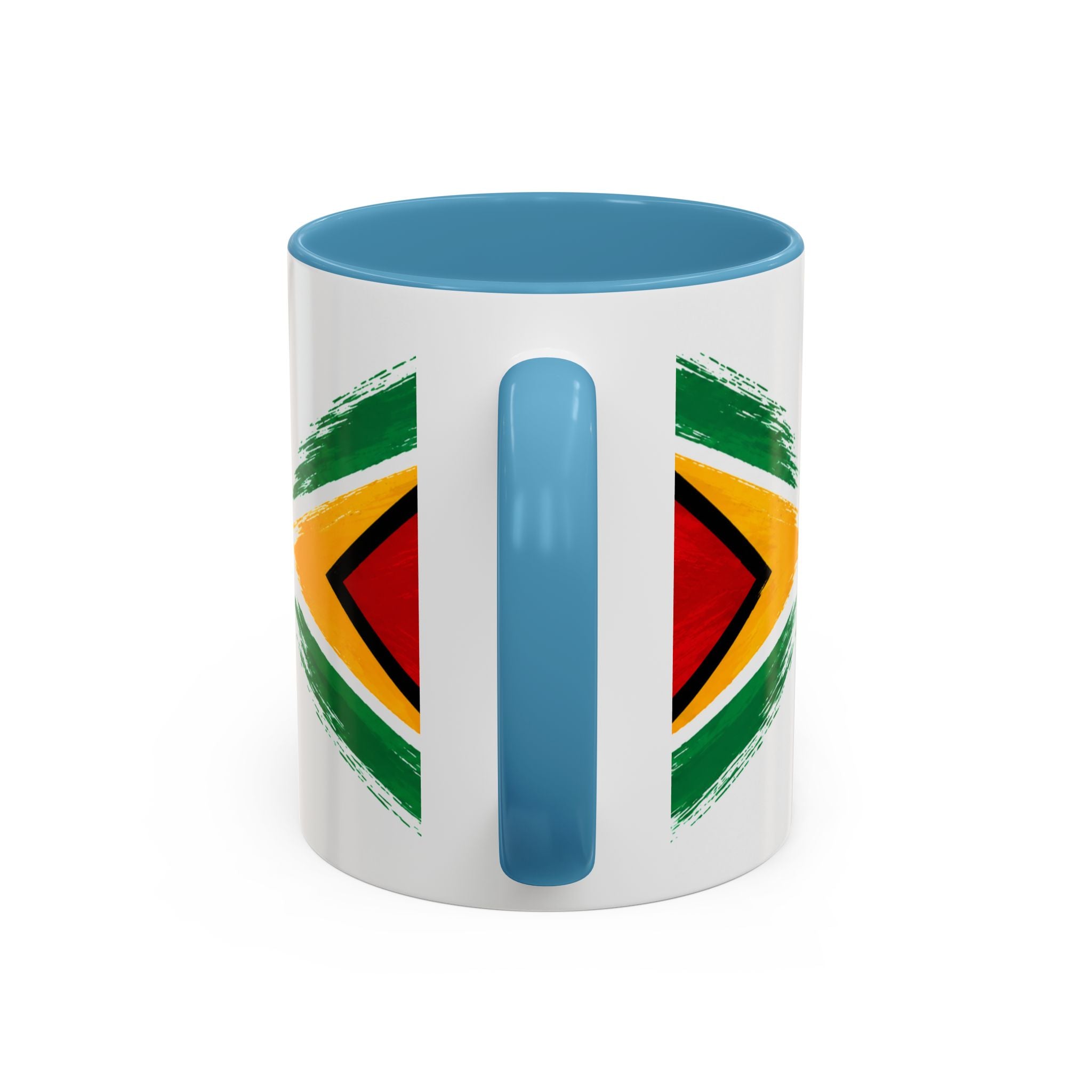 Proud Basketball Mom Accent Coffee Mug – Colorful Heart & Basketball Design (11/15oz)
