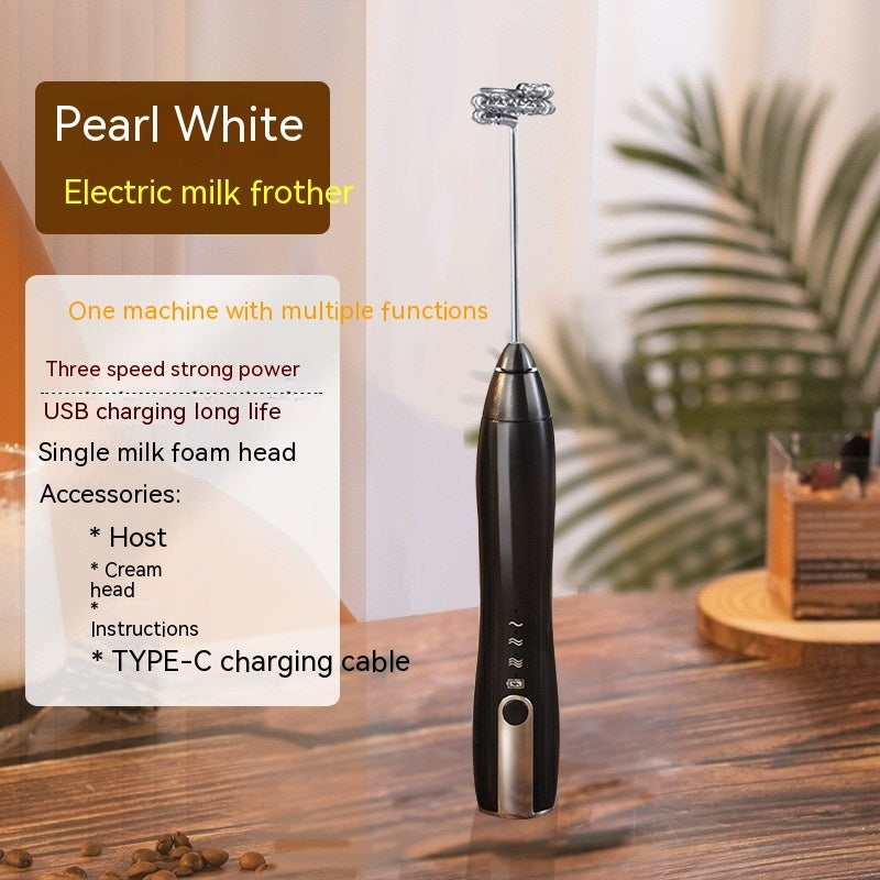Batidora de huevos eléctrica y espumador de leche recargable por USB – Batidora de mano inalámbrica de 3 velocidades | 3 colores