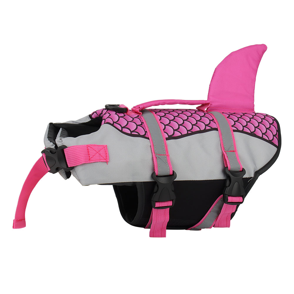 Chaleco salvavidas para perros con asa de rescate — 5 colores, tallas XS–2XL