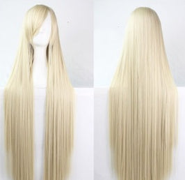 Peluca Lisa para Cosplay de 100 cm – Peluca Larga Teñible para Fiesta | 18 Colores
