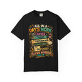 Social Worker T-Shirt — "All In a Day's Work" Checklist Tee