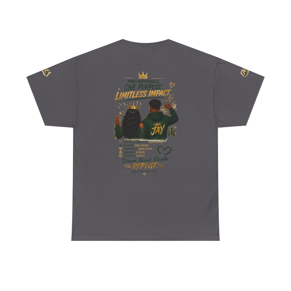 Lead Together Graphic Tee — “Built Different” Inspirational Couple Shirt