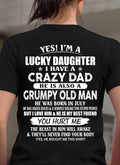 July - Awesome Grumpy Old Dad - Special gift for your daughter From Dad - NGHL07 (SKU10-50-07)