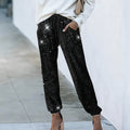 Women's High-Waist Straight-Leg Trousers – Full Length Casual Pants