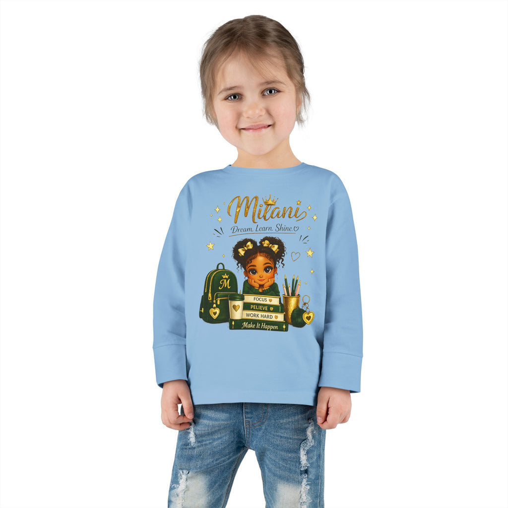 Toddler Tee — 'Future MD' Cute Black Girl Doctor Design