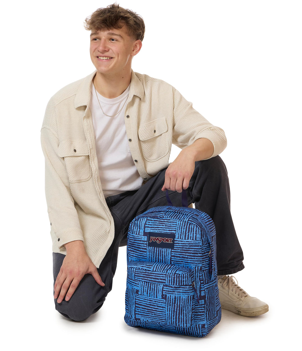 JanSport SuperBreak One Backpacks - Durable, Lightweight Bookbag with 1 Main Compartment, Front Utility Pocket with Built-in Organizer - Premium Backpack, Black