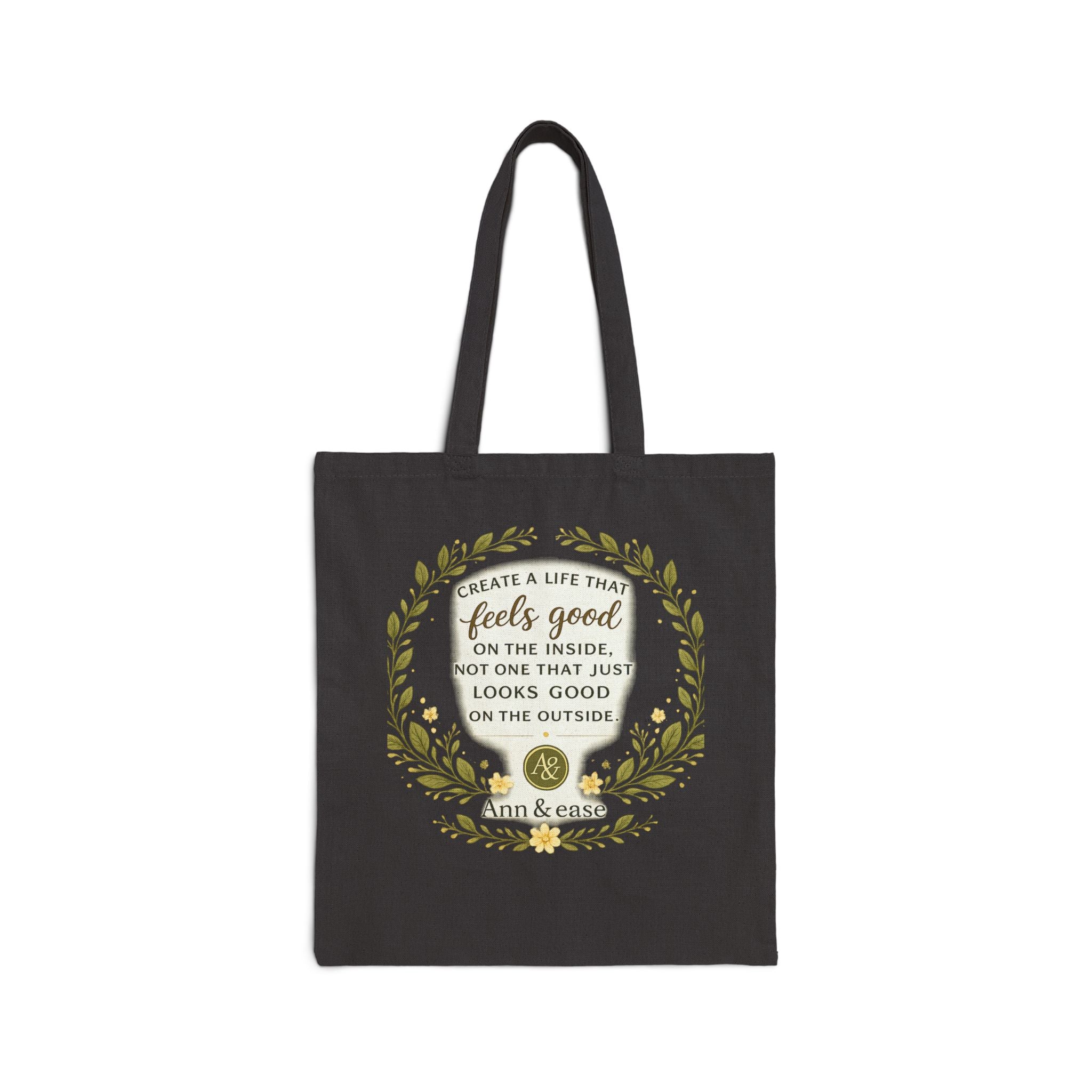 Tote Bag — "Better Life" Inspirational Cotton Canvas Tote