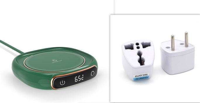 Calentador de tazas de café, posavasos caliente, taza de calefacción inteligente, aislamiento térmico, posavasos de temperatura constante, almohadilla térmica de escritorio