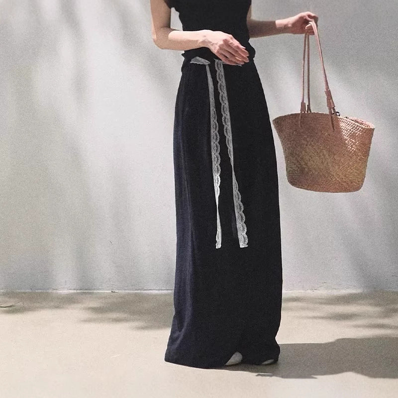 Linen Off-Shoulder Asymmetric Casual Set – 2 Colors, S–L