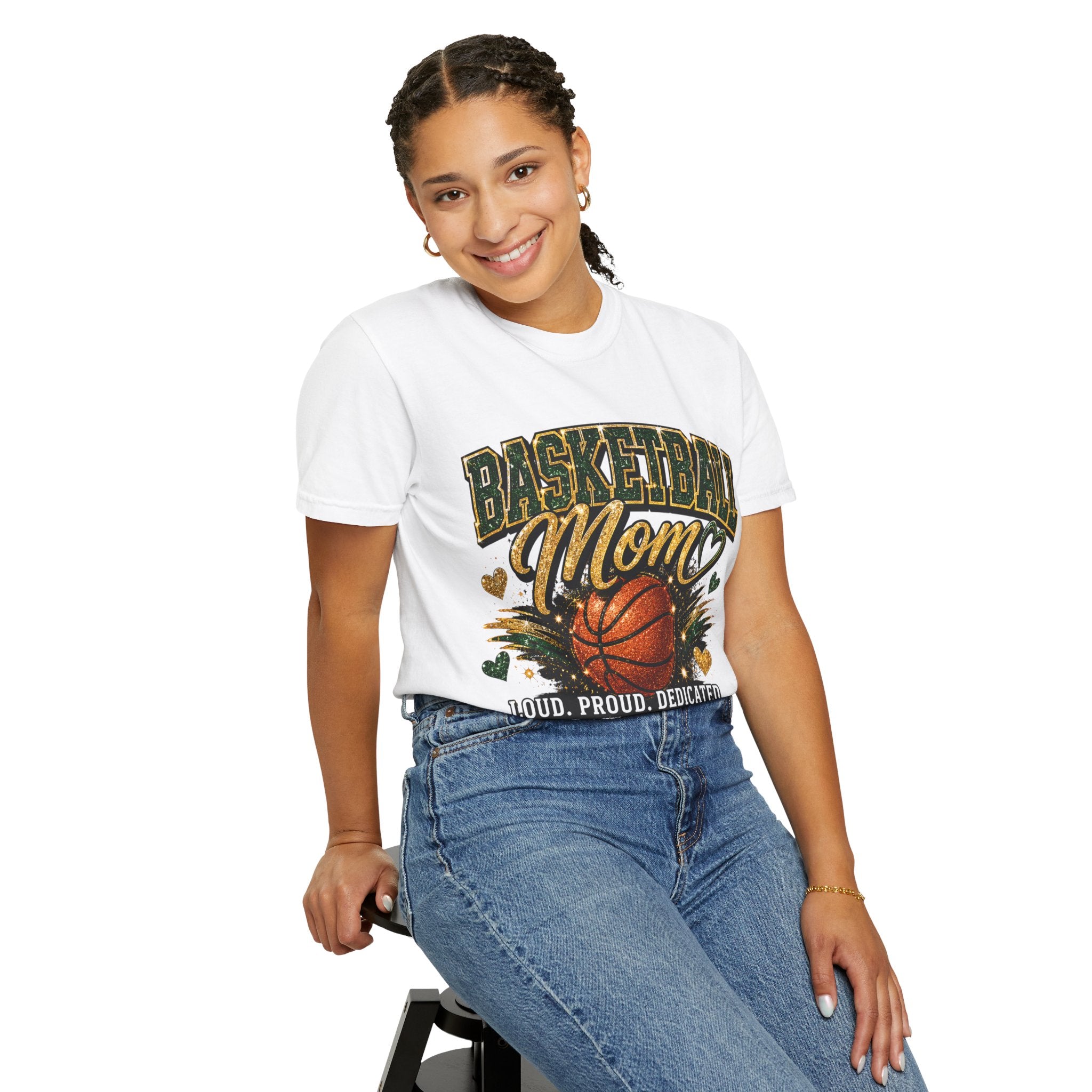 Basketball Mom T-Shirt — Loud, Proud, Dedicated
