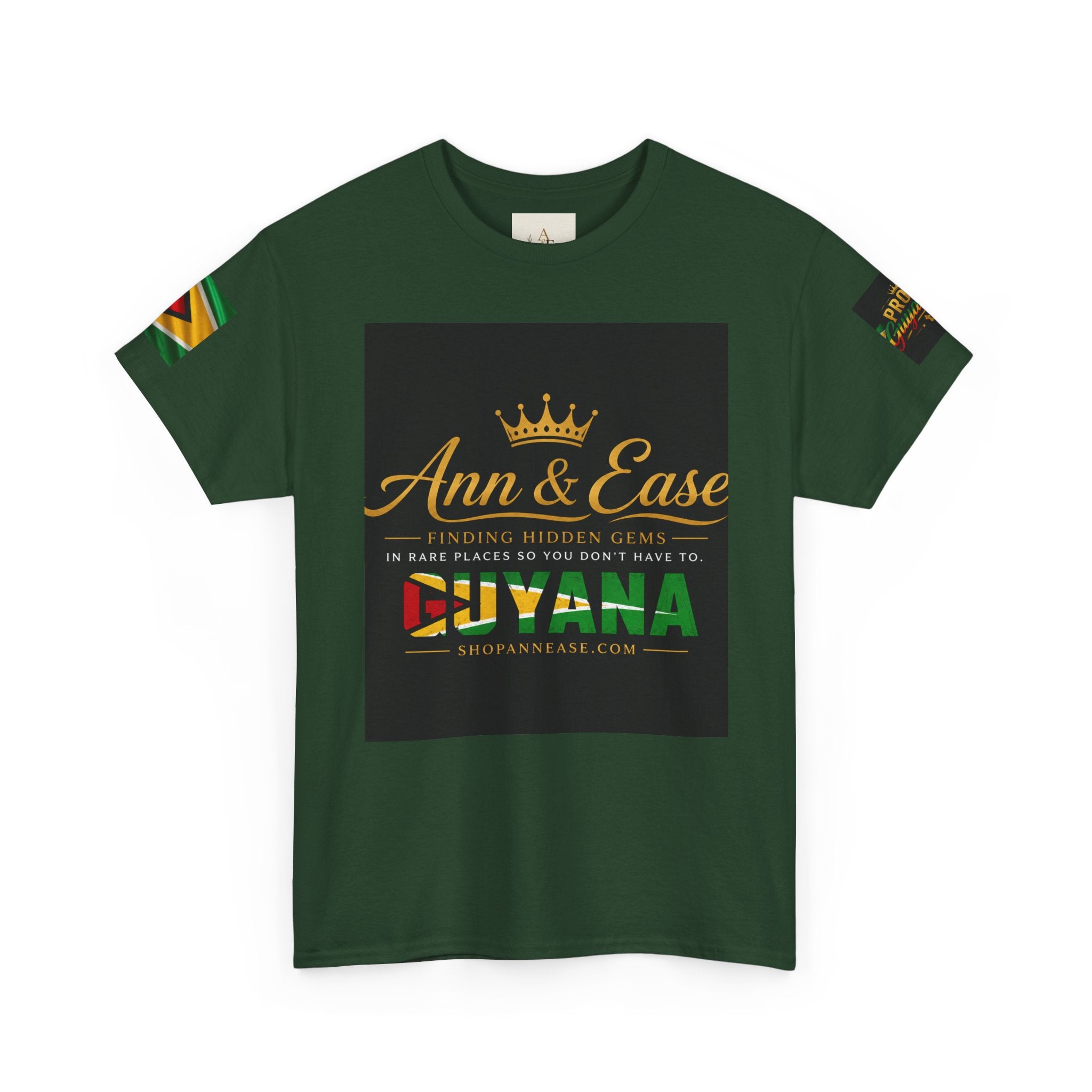 Guyana Travel Tee — Ann & Ease 'Finding Hidden Gems' Caribbean Vacation Shirt