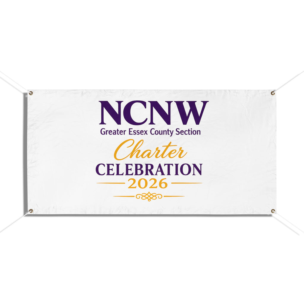 NCNW Charter Celebration 2026 Vinyl Banner